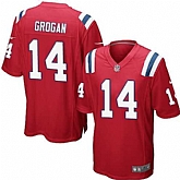 Nike Men & Women & Youth Patriots #14 Grogan Red Team Color Game Jersey,baseball caps,new era cap wholesale,wholesale hats